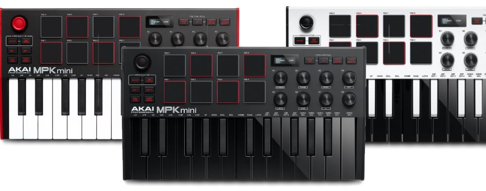 Midi-клавіатура AKAI MPK MINI MK3 White Black Classic Red Grey