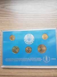 Kazachstan zestaw kolekcjonerskich  monet 5 sztuk