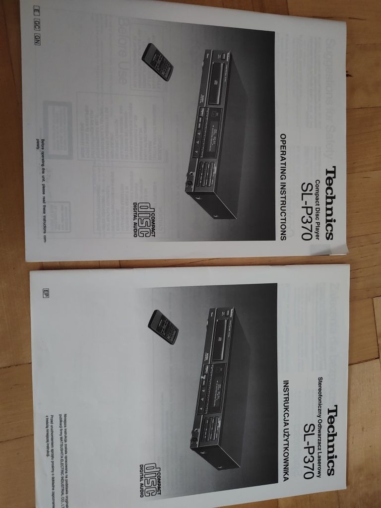 Technics SL-P370 cd z pilotem.