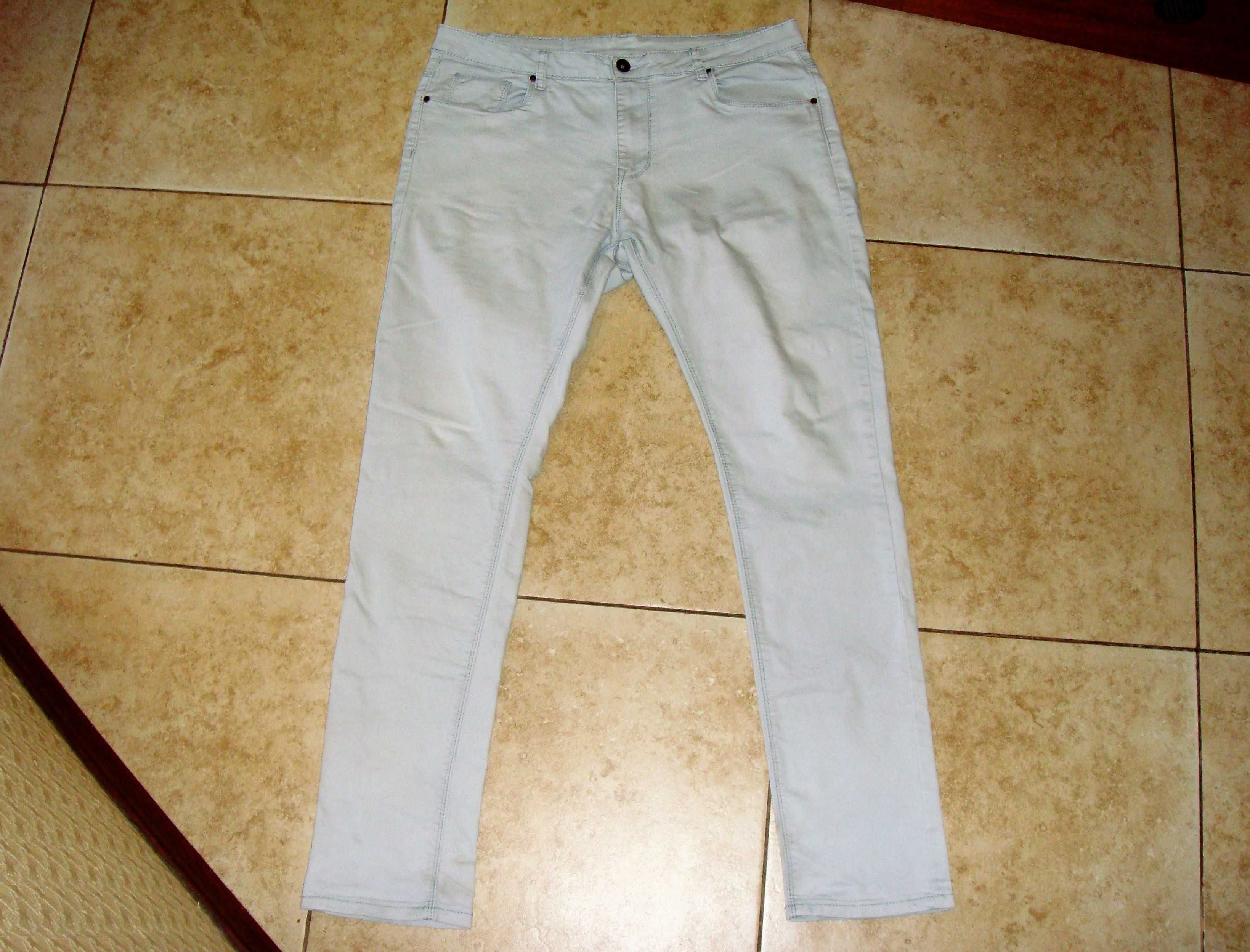 Мужские светлые летние скини джинсы ICONIC Slim Fit W32 наш 48-50