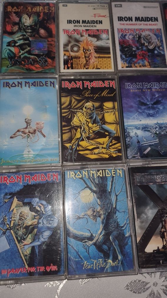 Dyskografia Iron maiden  na kasetach .