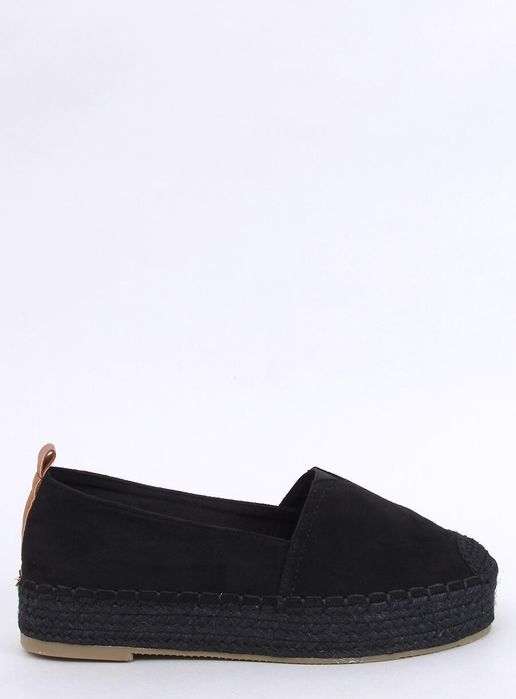 Espadryle Na Grubej Podeszwie Poulain Black