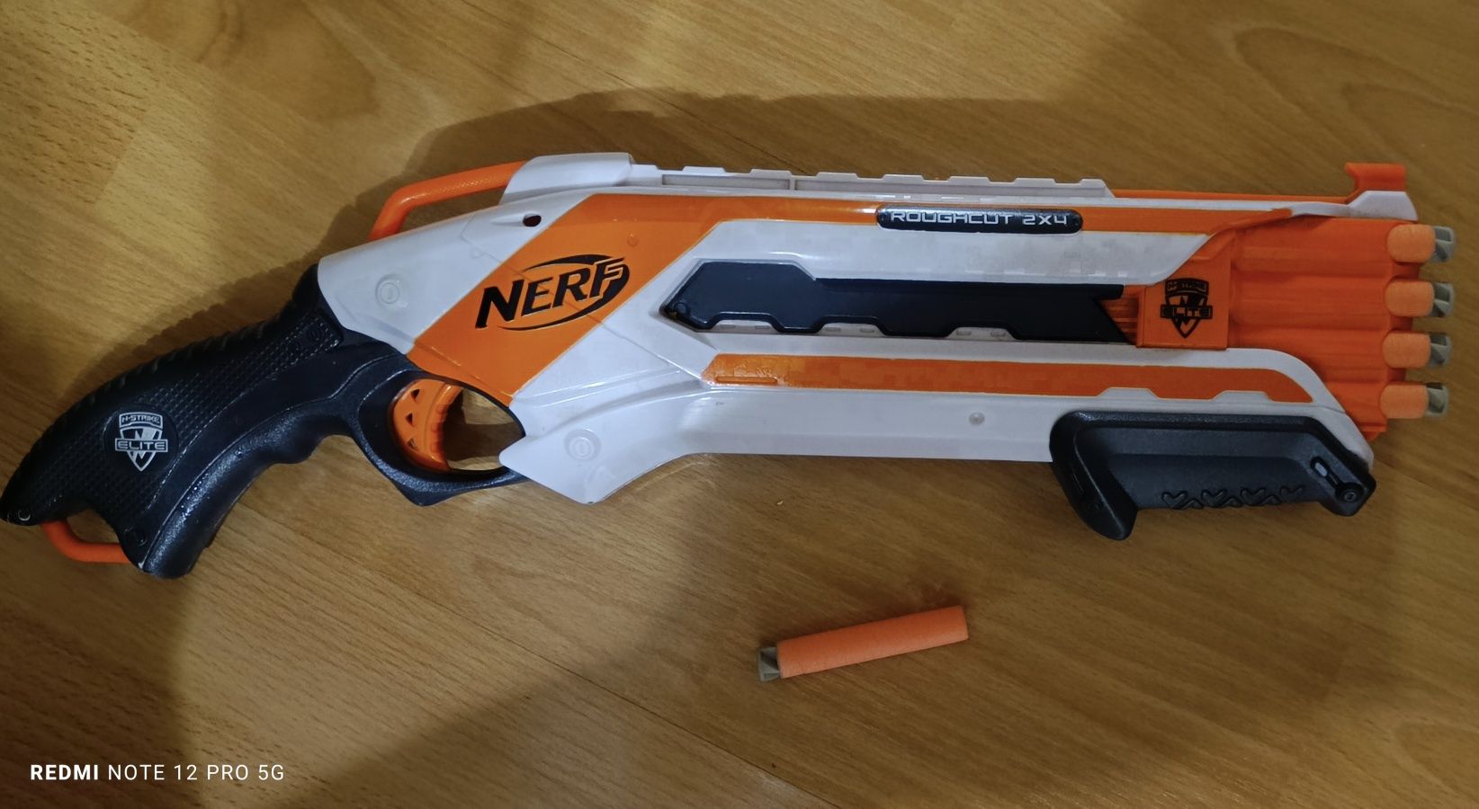 Бластер Nerf Roughcut 2x4 с патронами и коробкой