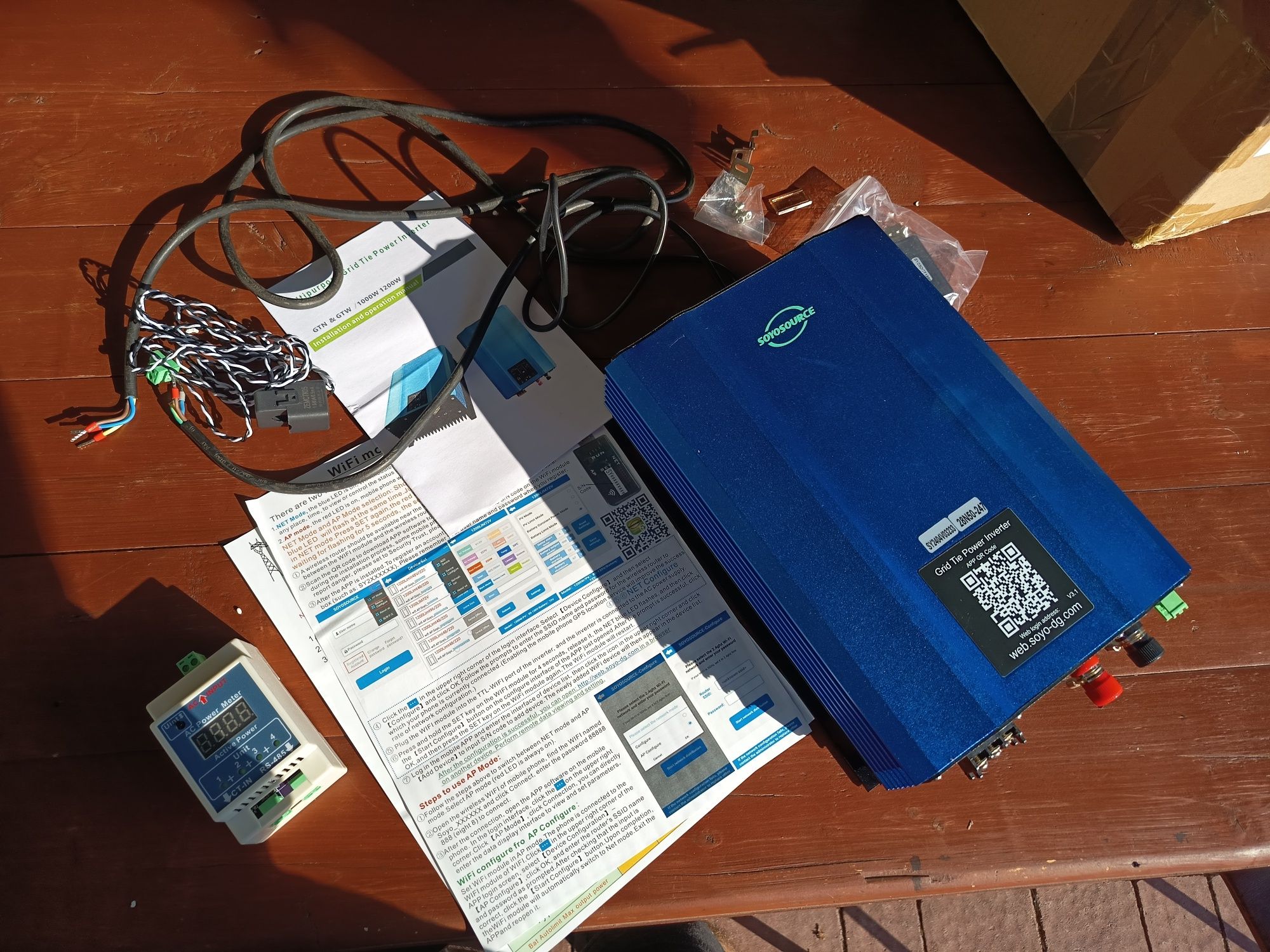 Inwerter solarny SoyoSource 1000W / 1200W Grid Tie WiFi