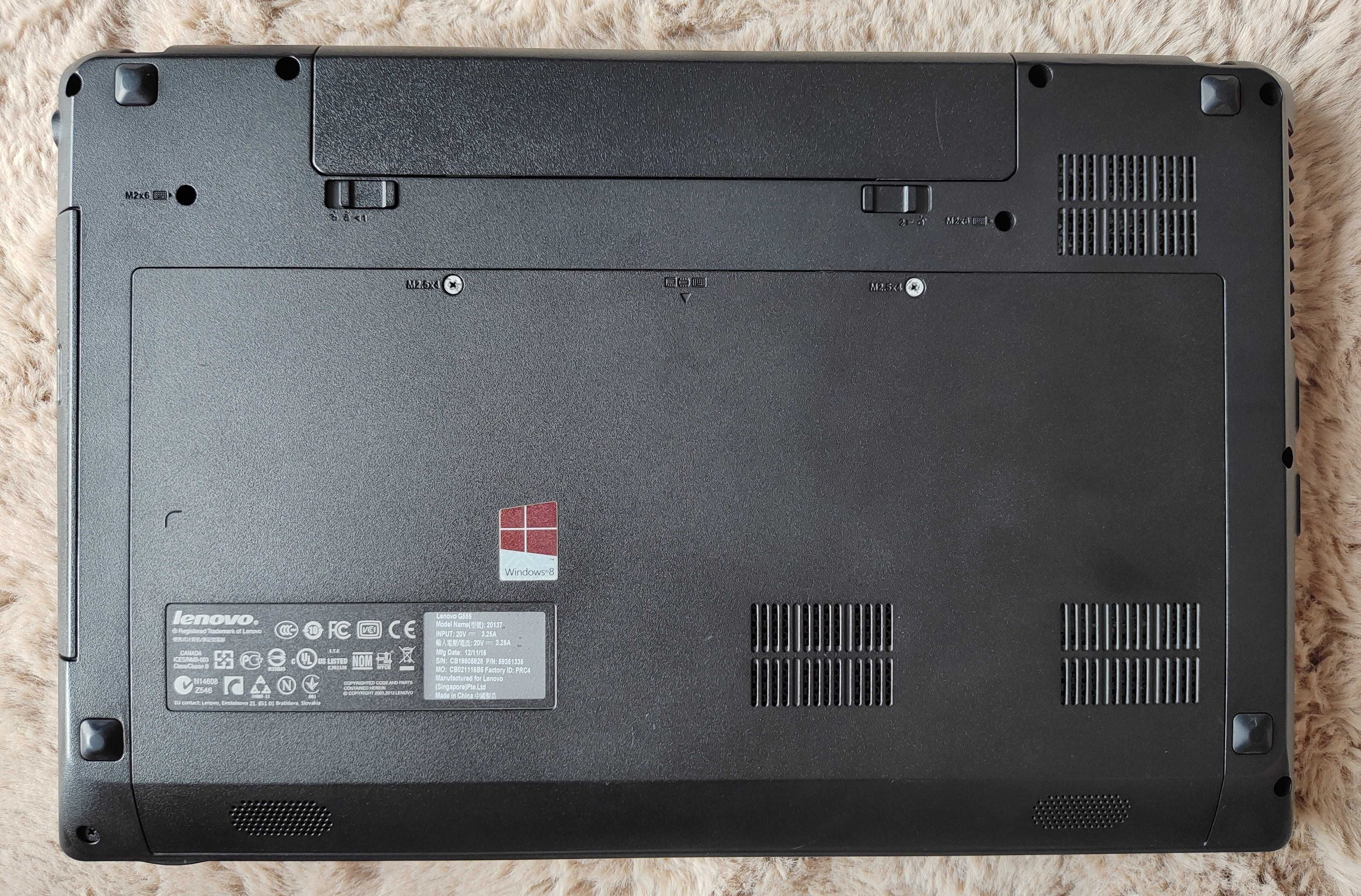 Laptop Lenovo G585 SSD 120GB