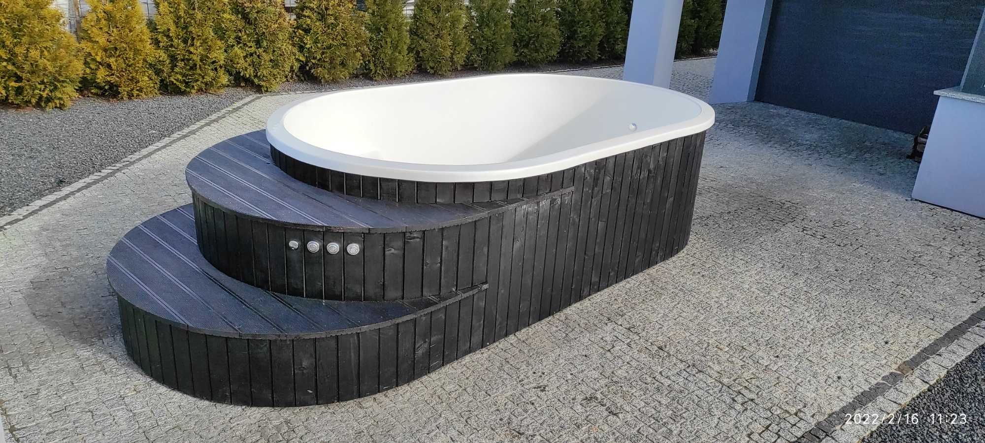 Basen Jacuzzi Bania Basen Ogrodowy Wanna Oczko Wodne