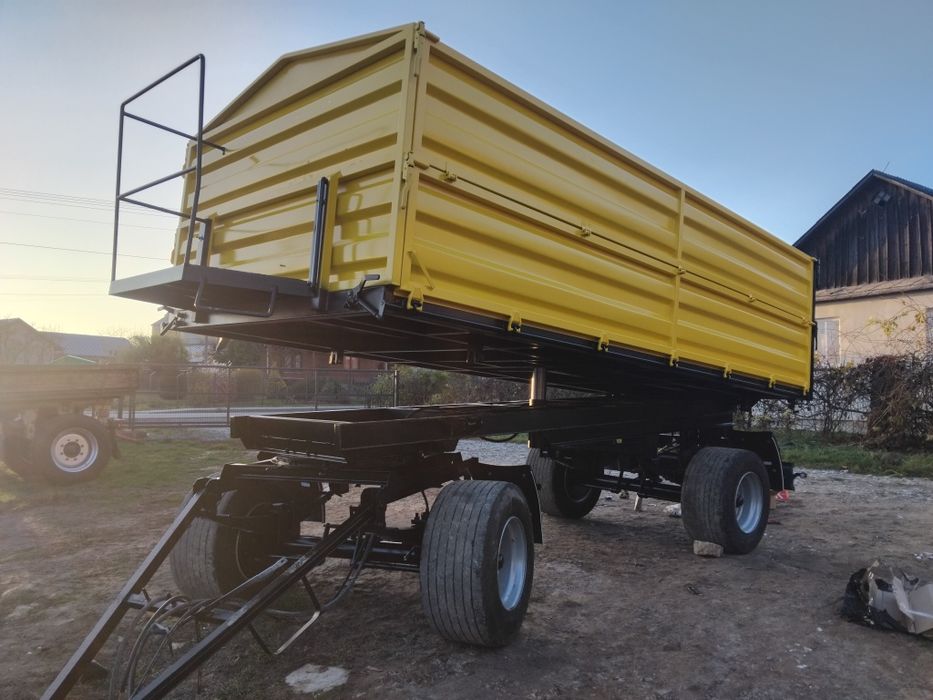 Przyczepa rolnicza 12 ton 3 strony zarejestrowana