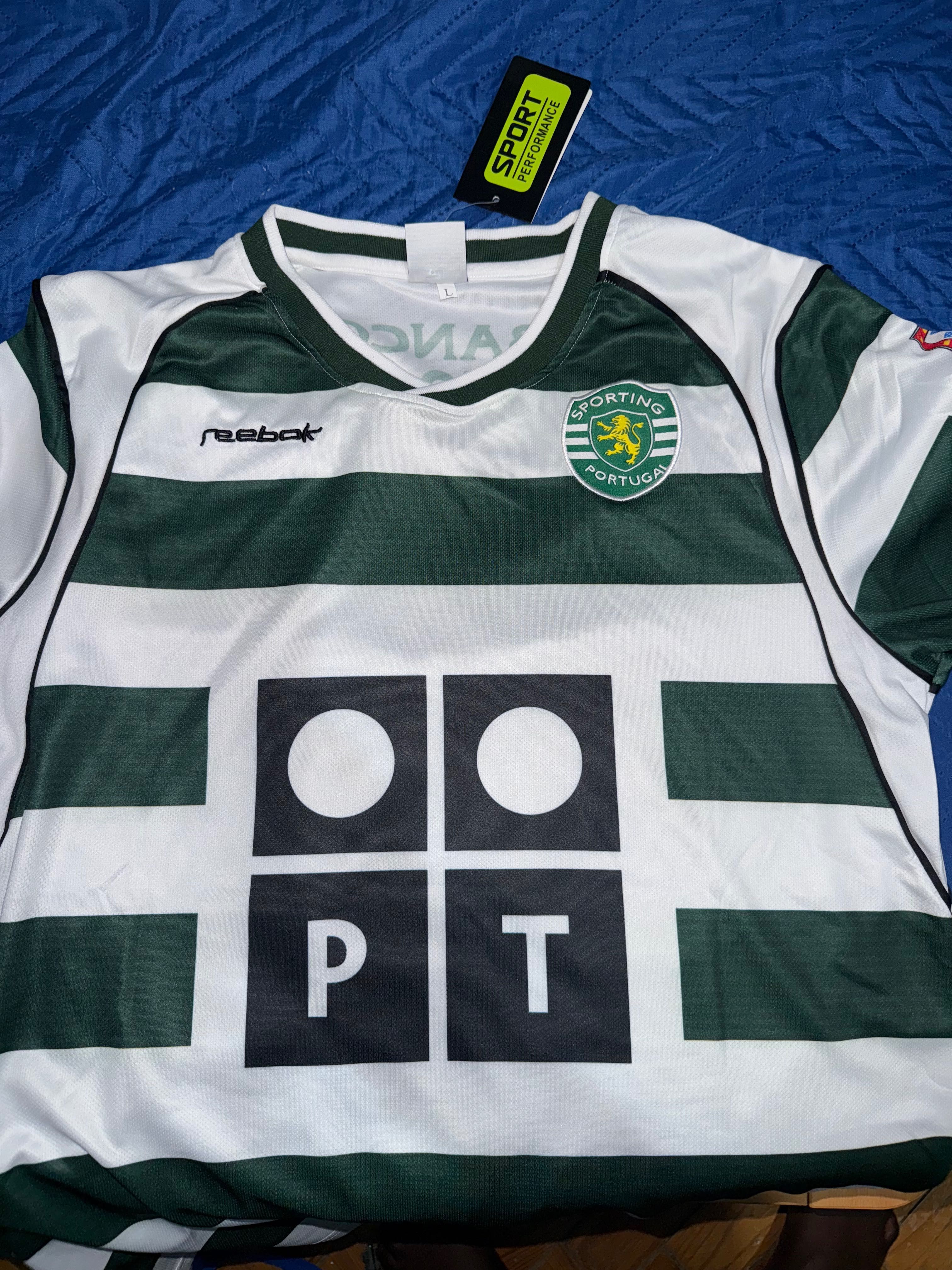 Cristiano Ronaldo 28 camisola sporting 2001/2002 retro