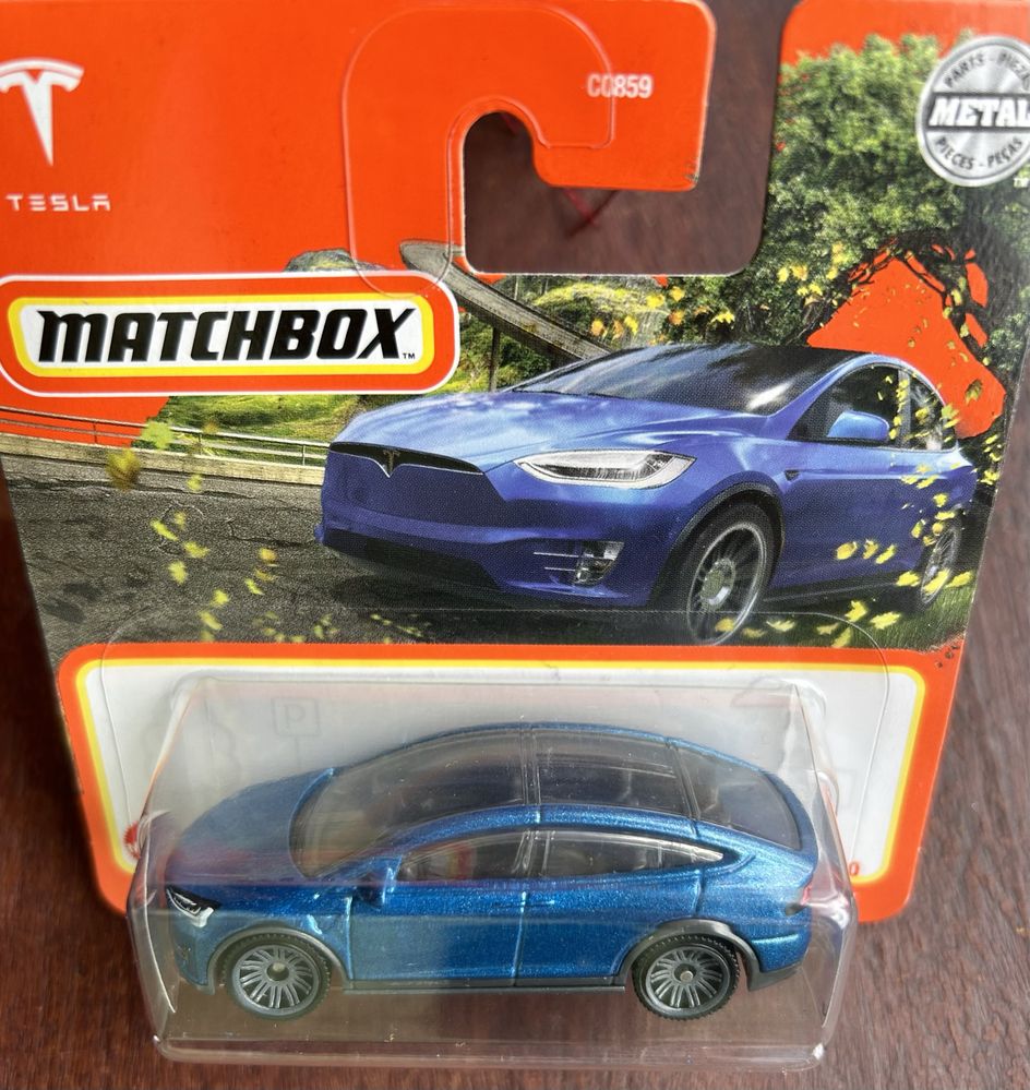 Tesla Model X Azul (Matchbox)