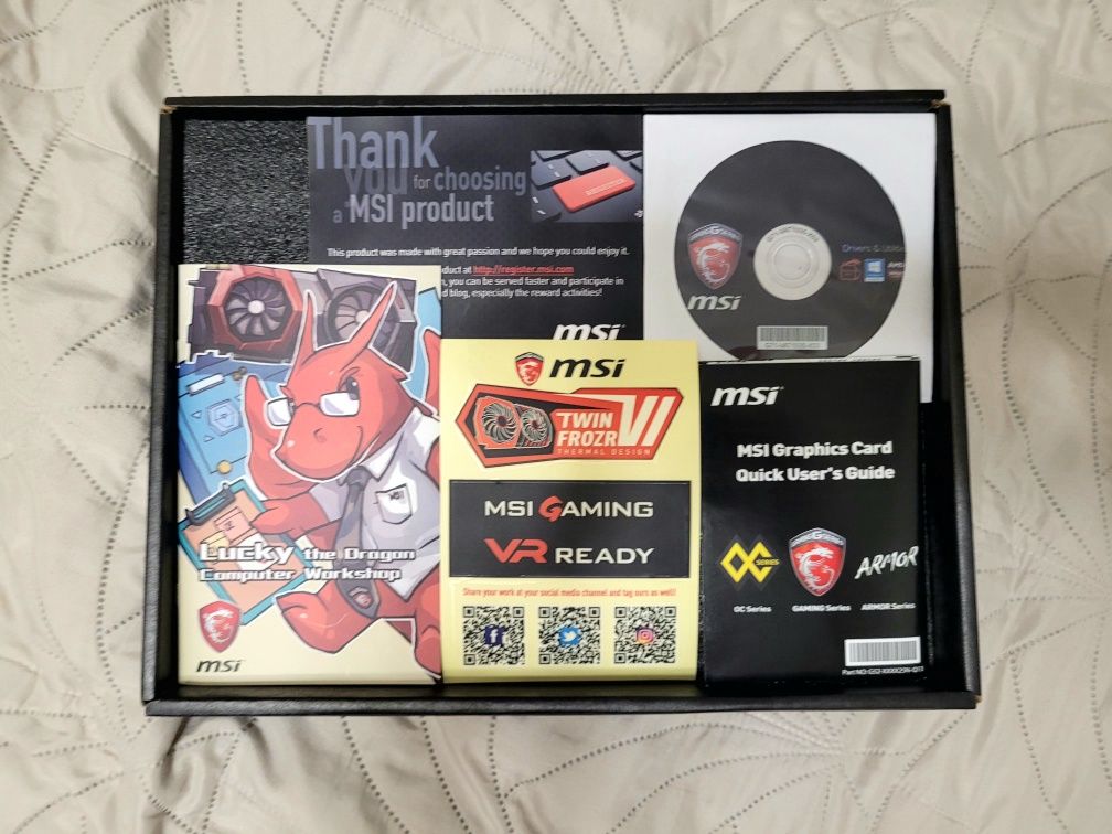 Відеокарта msi radeon rx 580 8gb