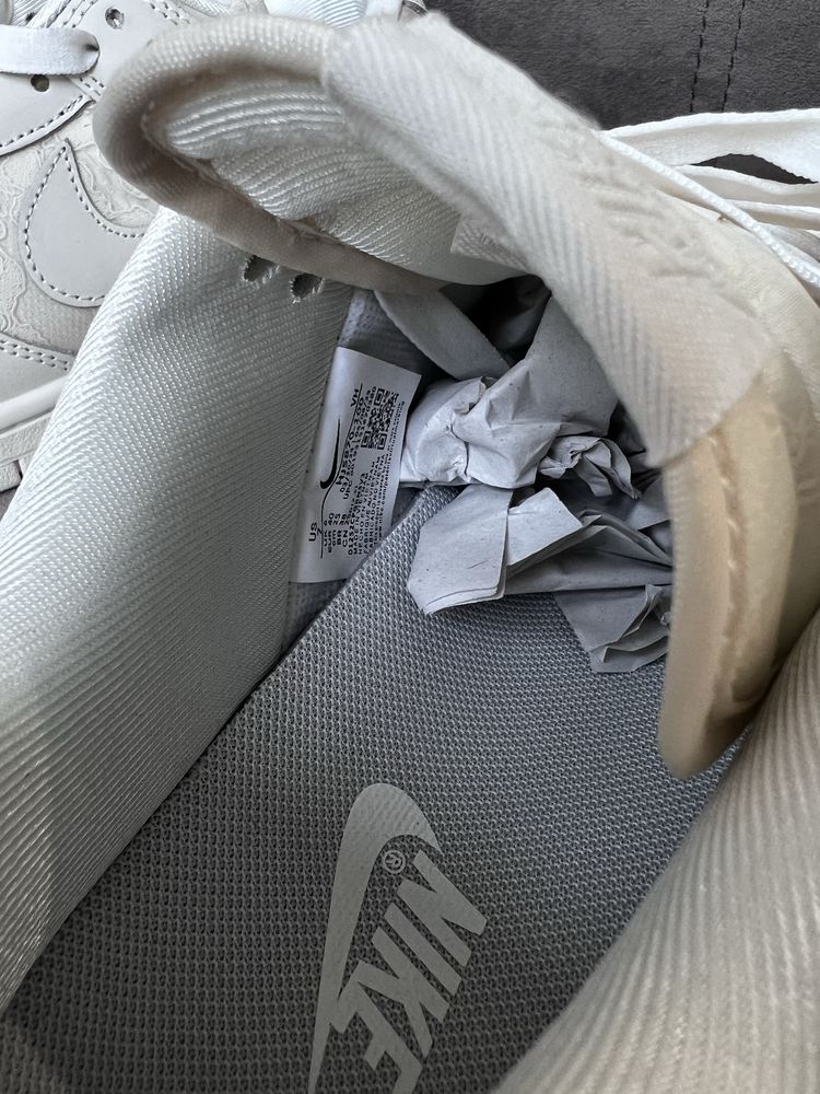 Кросівки Dunk бежеві з мереживом/ Nike Regal Dunk/ Кеди Найк/ Данки/