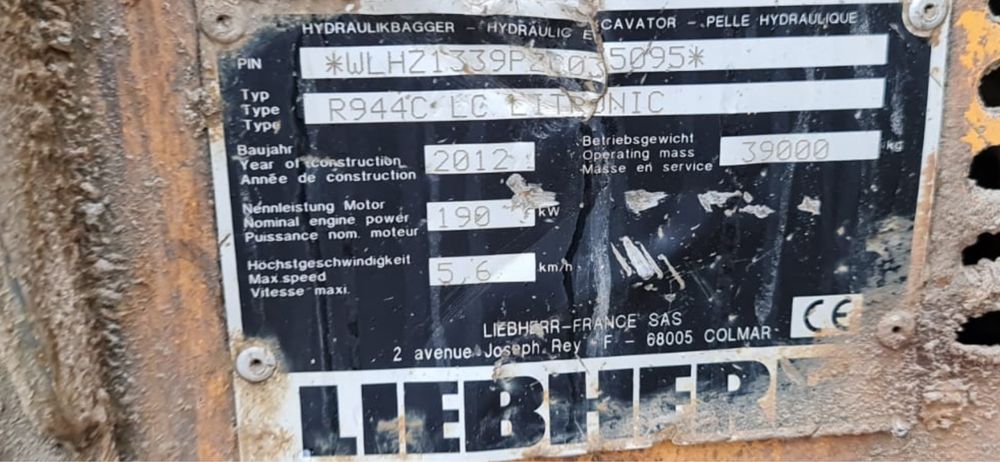 Koparka liebherr 944 C