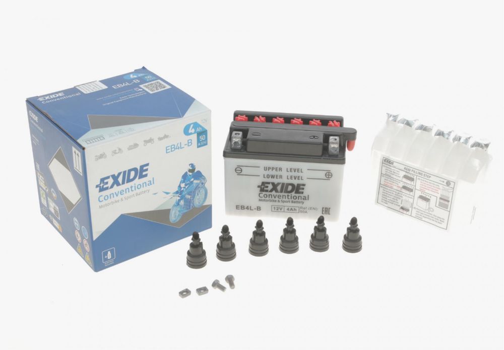 Акумулятор EXIDE мото великий вибір, Відправка по Украіні