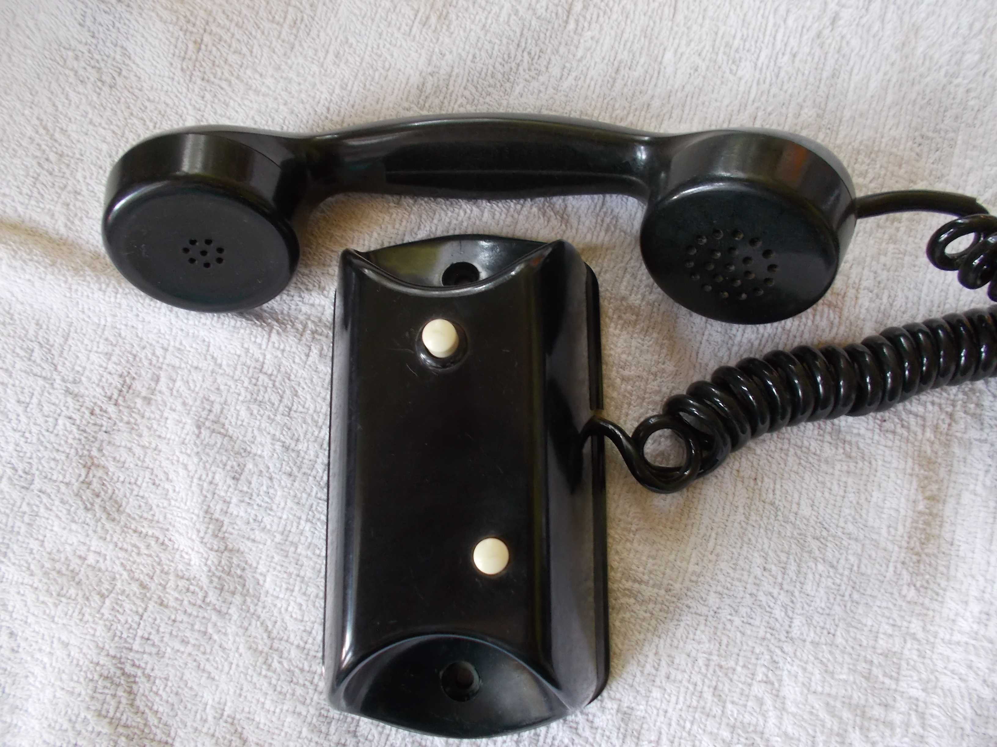 Stary Telefon Domofon Bakelit Niemiecki