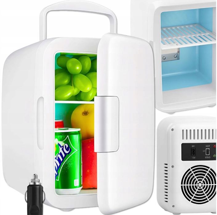Lodówka Samochodowa Turystyczna 12V Przenośna Chłodzenie i Grzanie