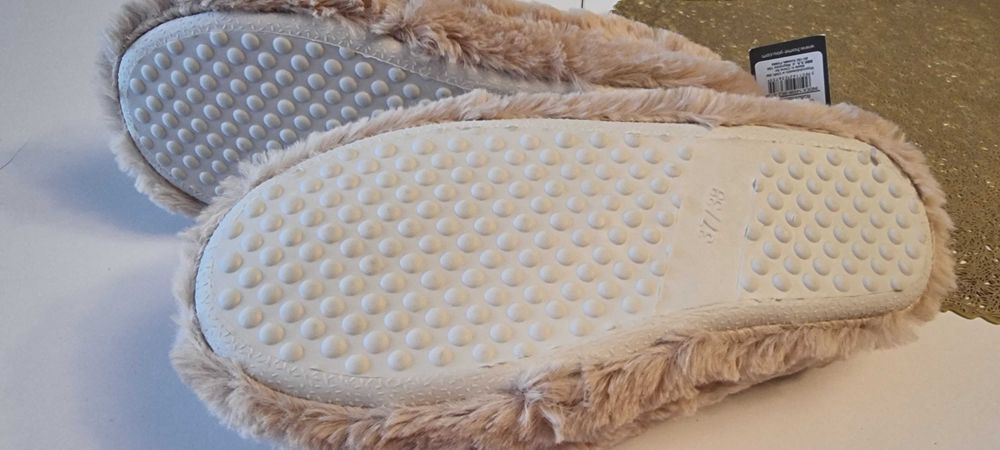 Kapcie ocieplane 37/38 nowe