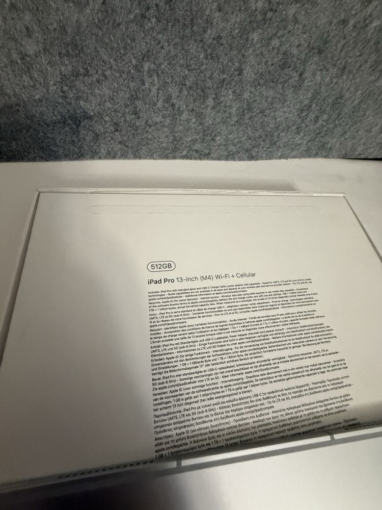 Troco/Vendo IPad Pro 13 M4 512GB Wi-FI + CELLULAR Silver