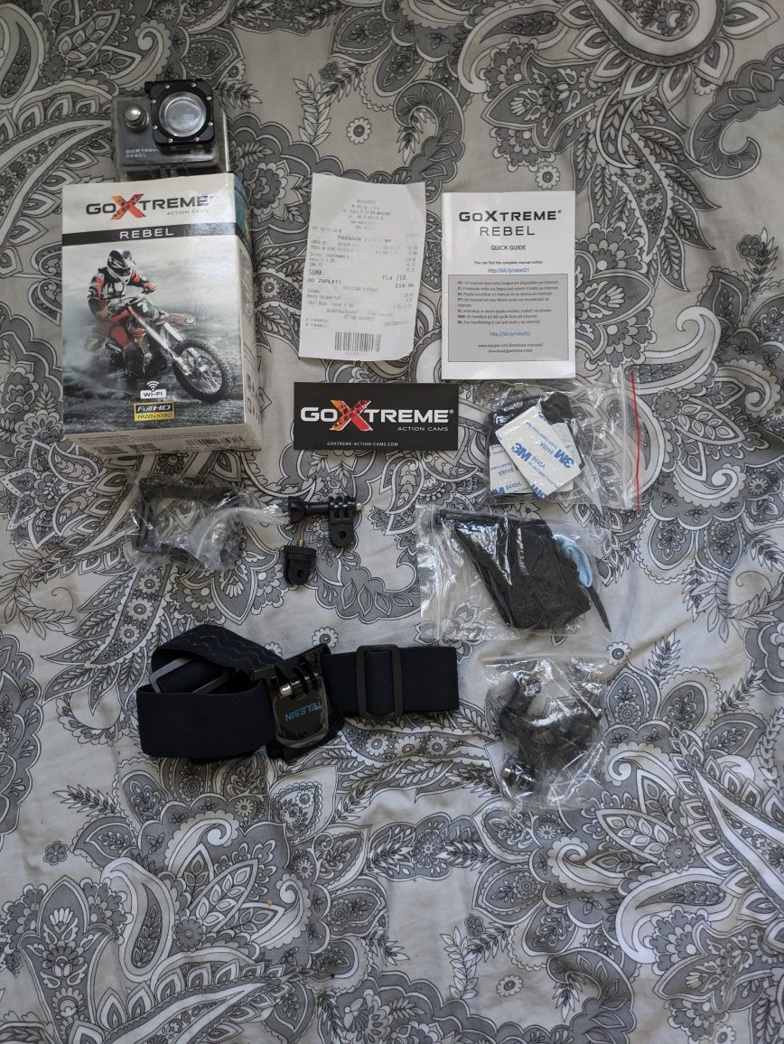 Kamera sportowa Goxtreme Rebel+ opaska na głowę