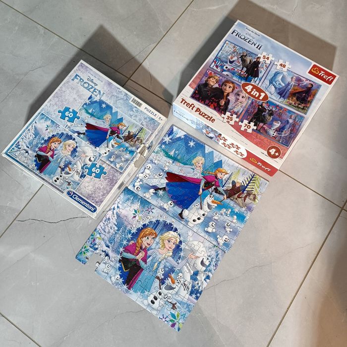 Puzzle Frozen kraina lodu 6 szt