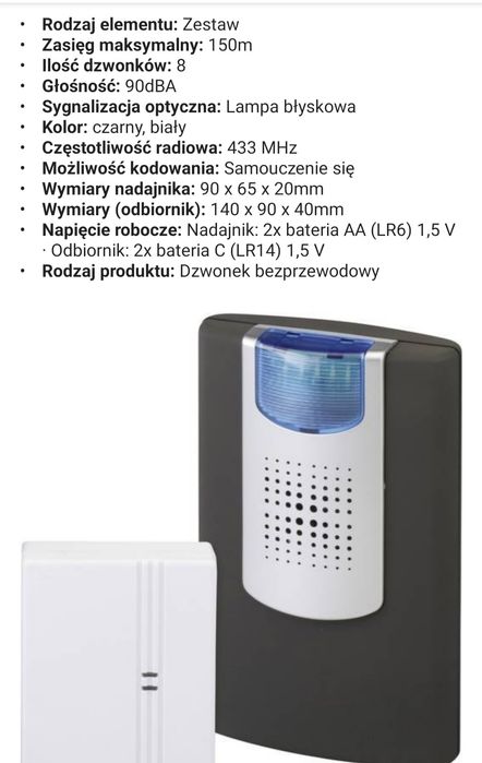 Dzwonek bezprzewodowy Heidemann HX Action 70835
