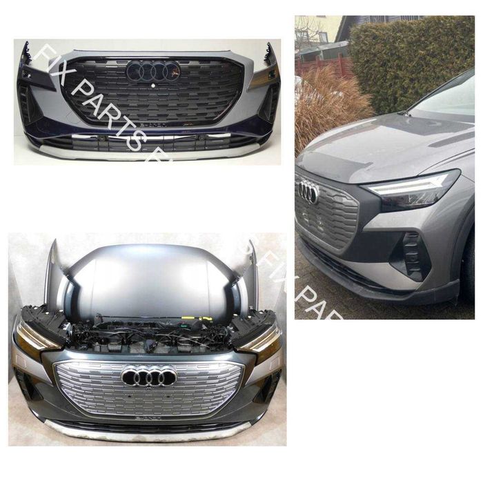 Капот Audi Q4 e-tron FZ оригинал бампер, фары, двери, крылья