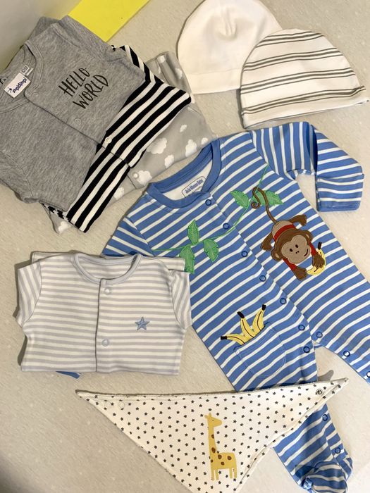 Срочно! 2 Набора (5шт +5фирменных человечков 3-6 мес мальчик