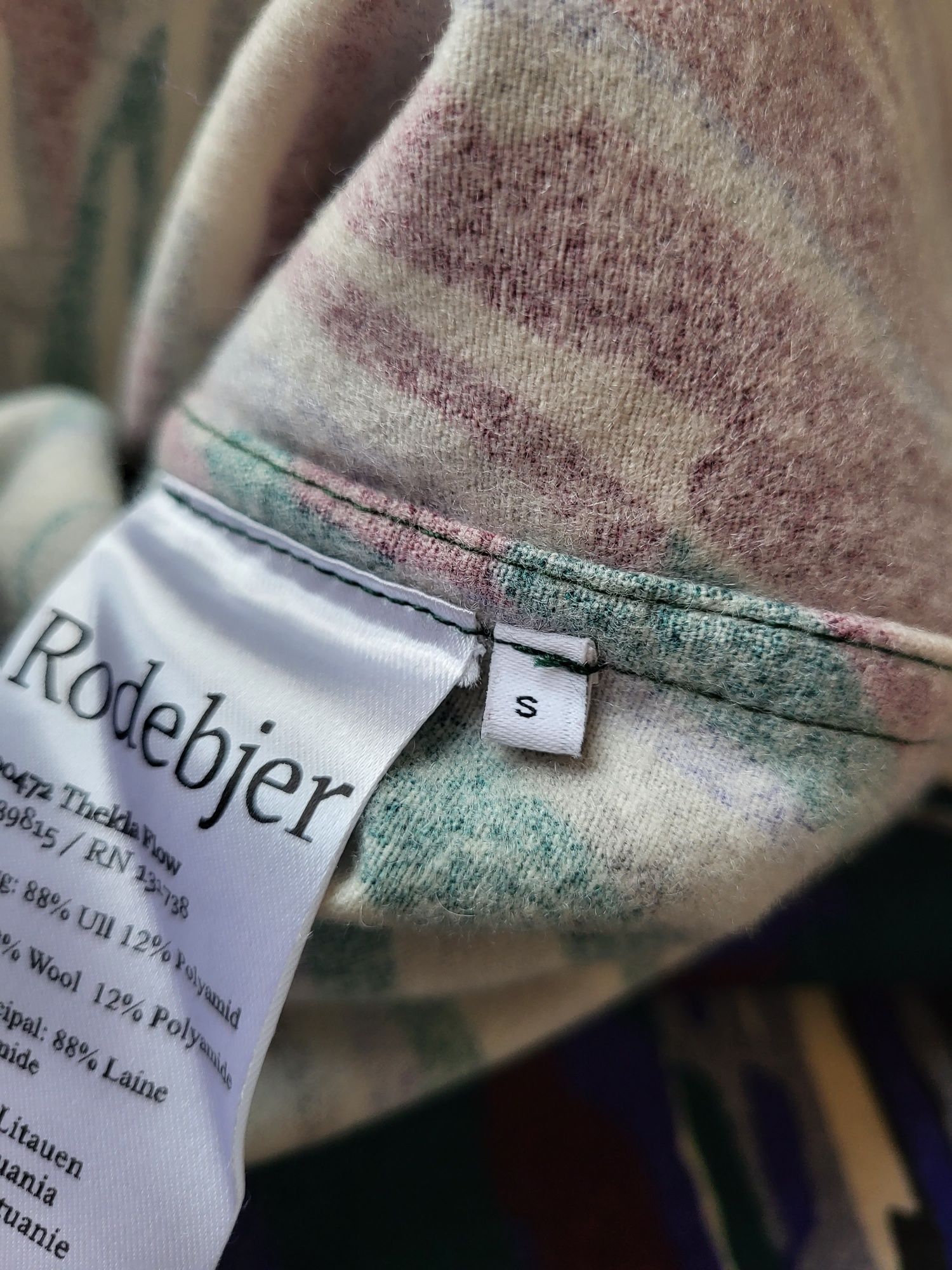 Wełniana sukienka midi premium wool oversize scandi Rodebjer rozmiar S
