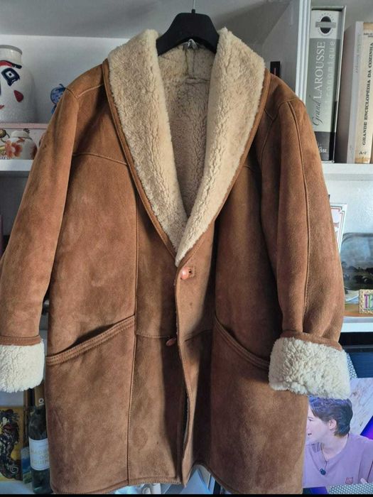 Casaco Masculino de Pele de Borrego