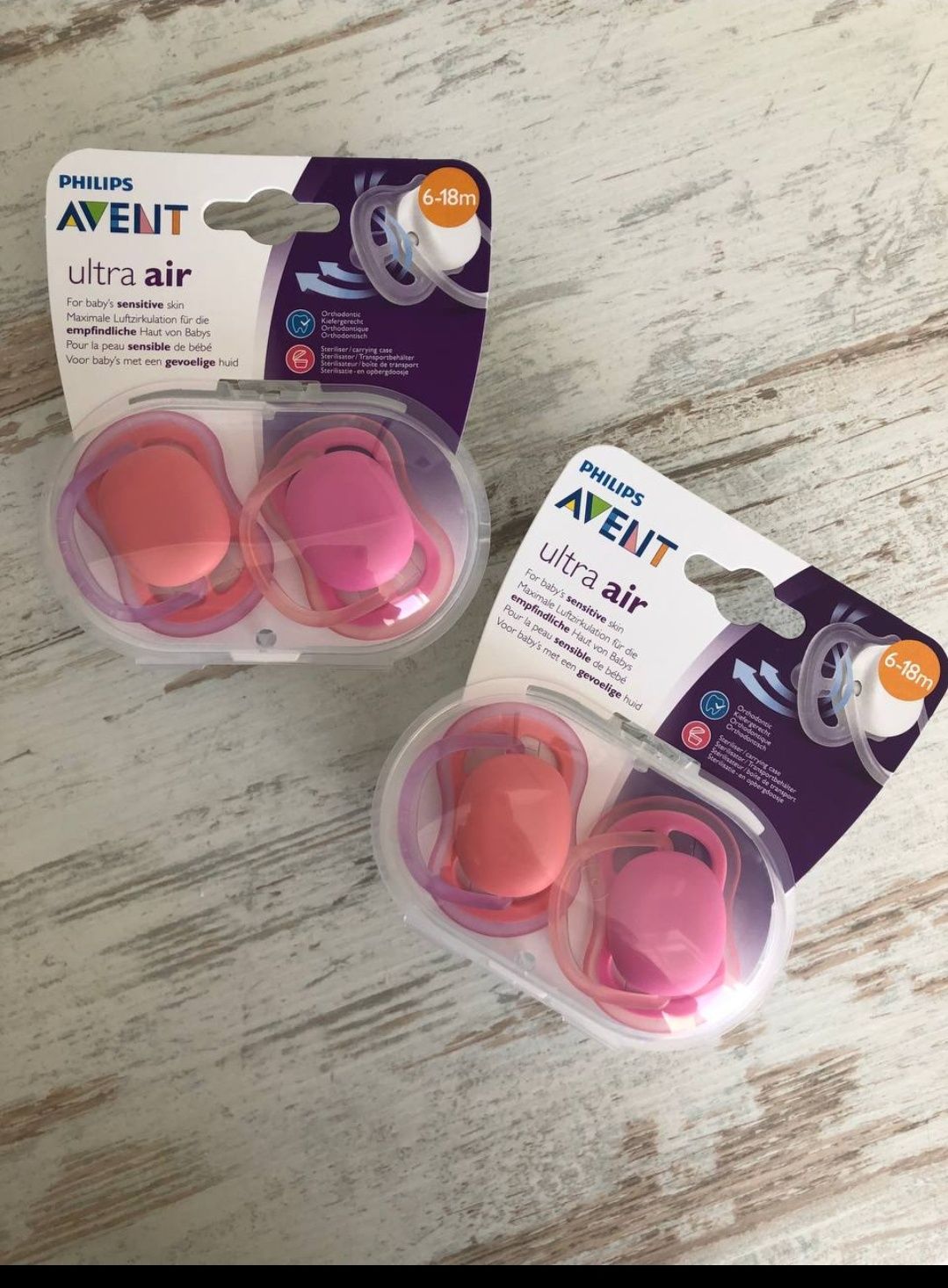 Пустушки  Avent Philips 6-18m