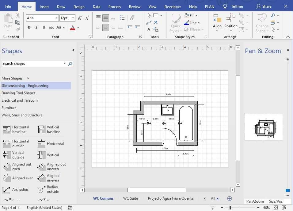 Trabalhos / Formação em Microsoft Visio,  Project e Microsoft Access