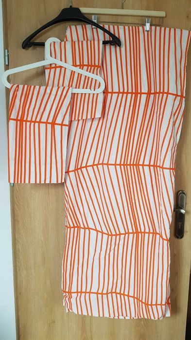 pościel Ikea Odestrad 2x 50x60 195x200 duża poszewka