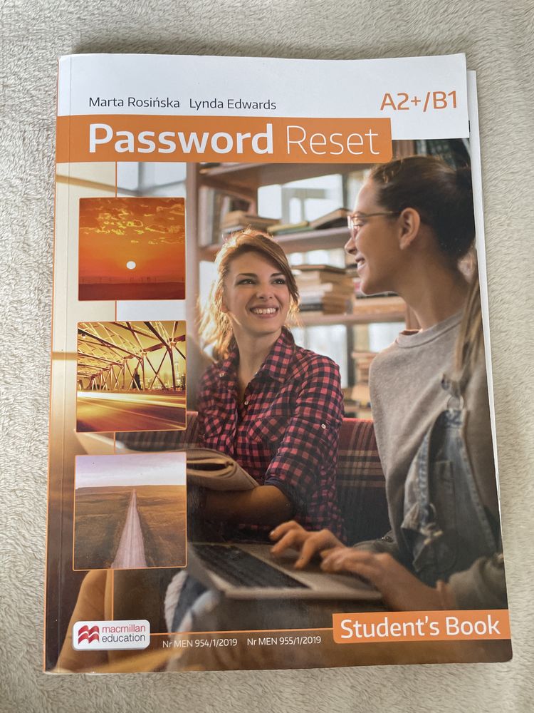 Password reset podrecznik jezyk angielski A2 B1