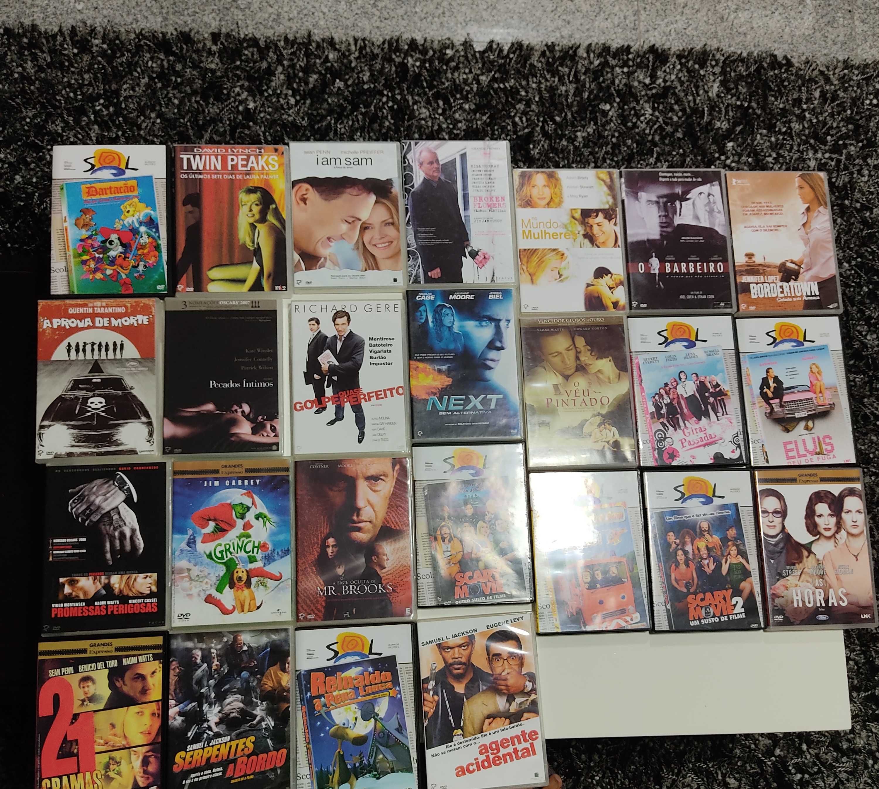 Filmes em DVD variados