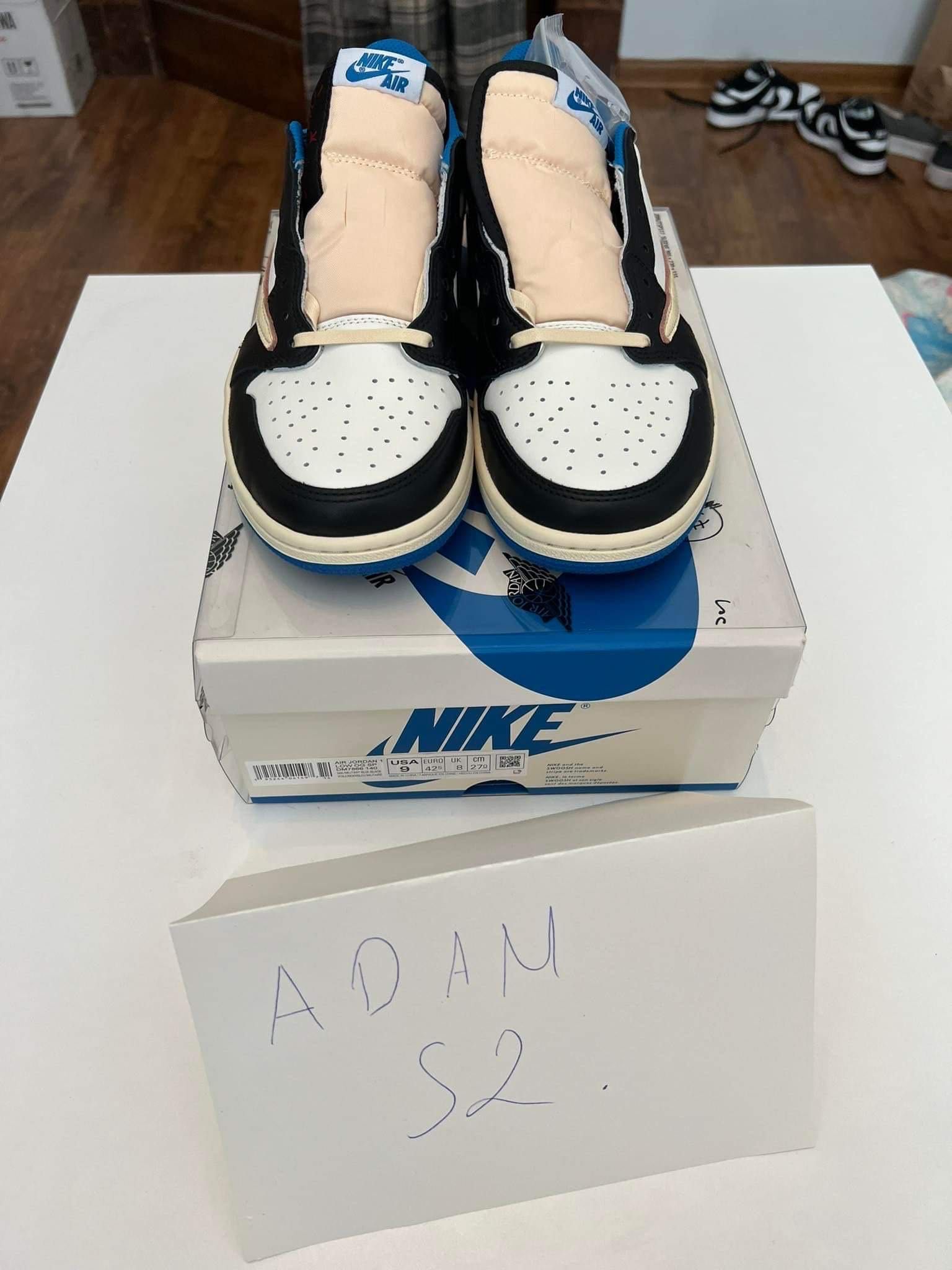 Nike Air Jordan 1 low Travis Scott x fragment