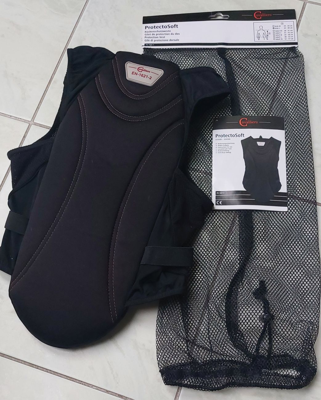 Kamizelka ochronna na plecy ProtectoSoft COVALLIERO dziecięca