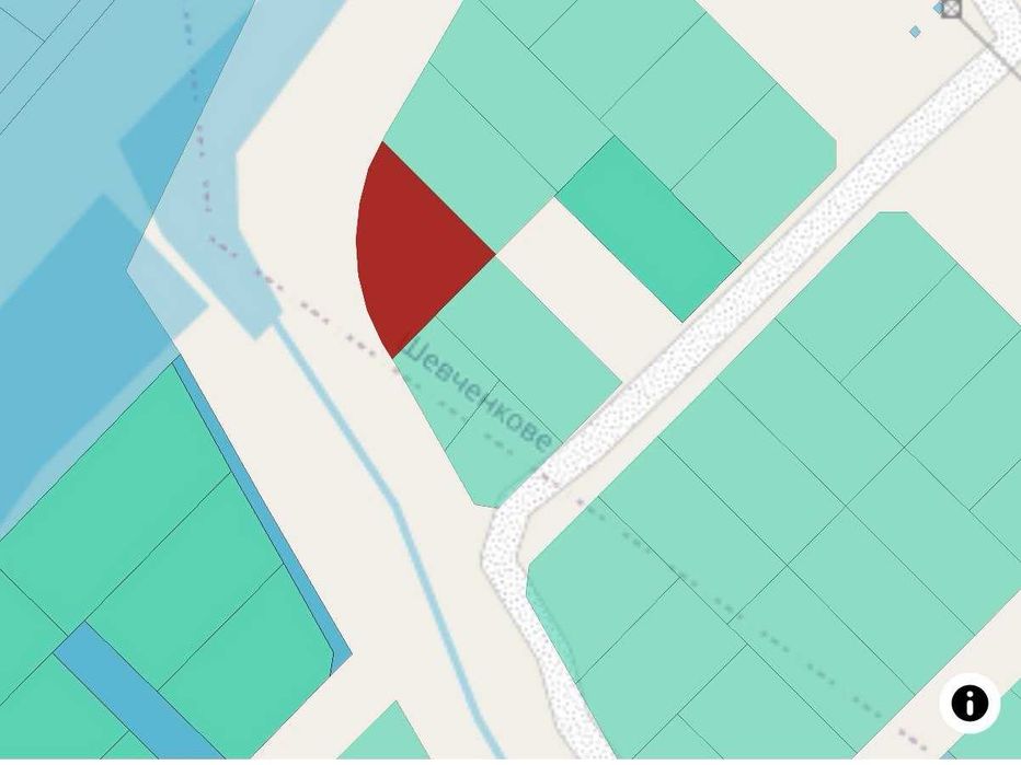 Ділянка 10 соток! Кутове розташування та вихід до каналу/водойми