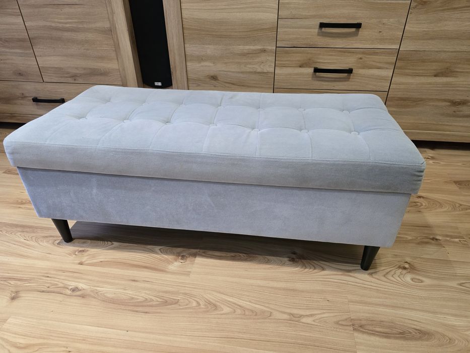 Duża pufa ze schowkiem 110x50