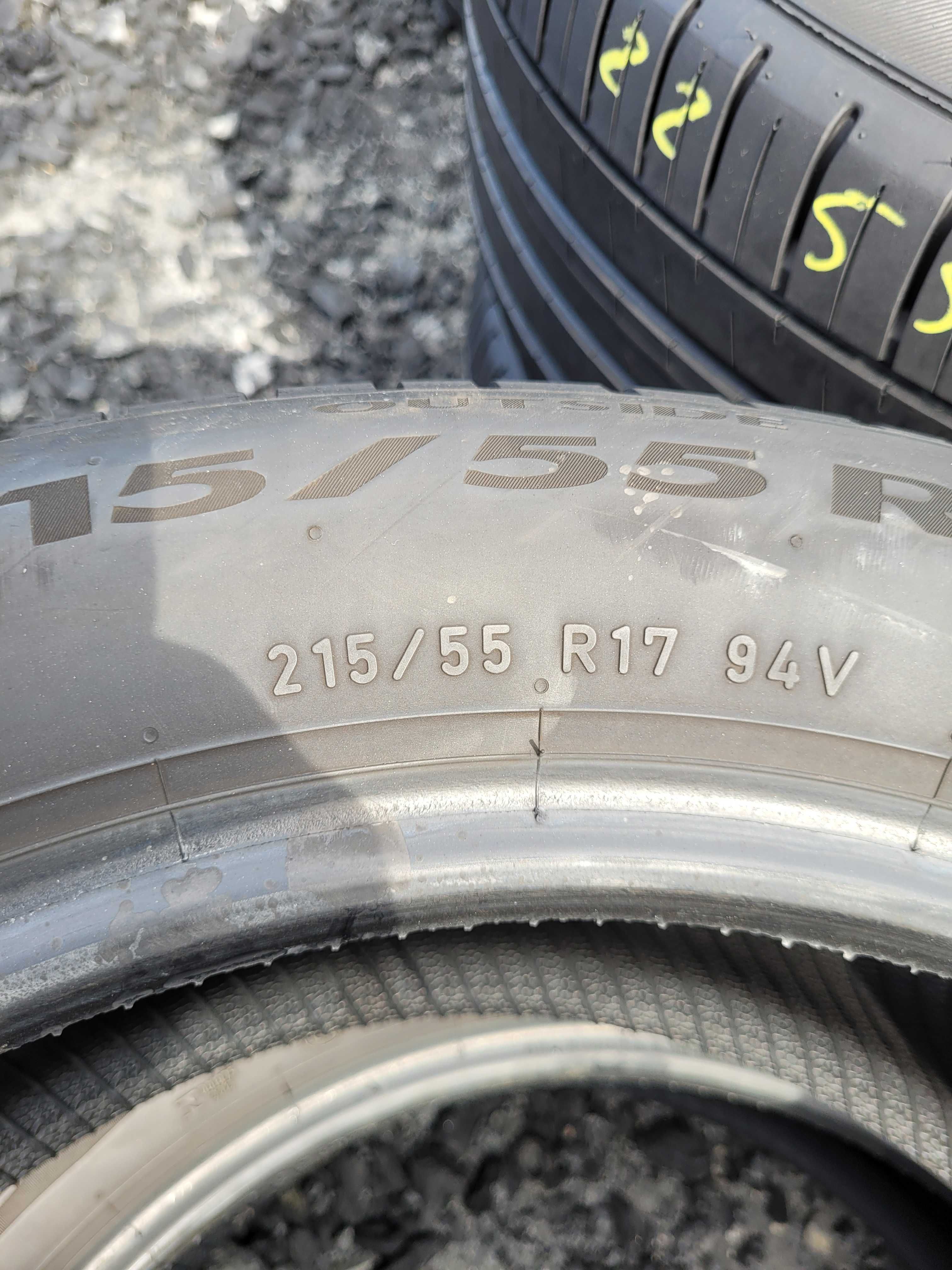 WYSYŁKA 2 Opony Letnie 215 55 R17 Pirelli Cinturato P7 2021r.