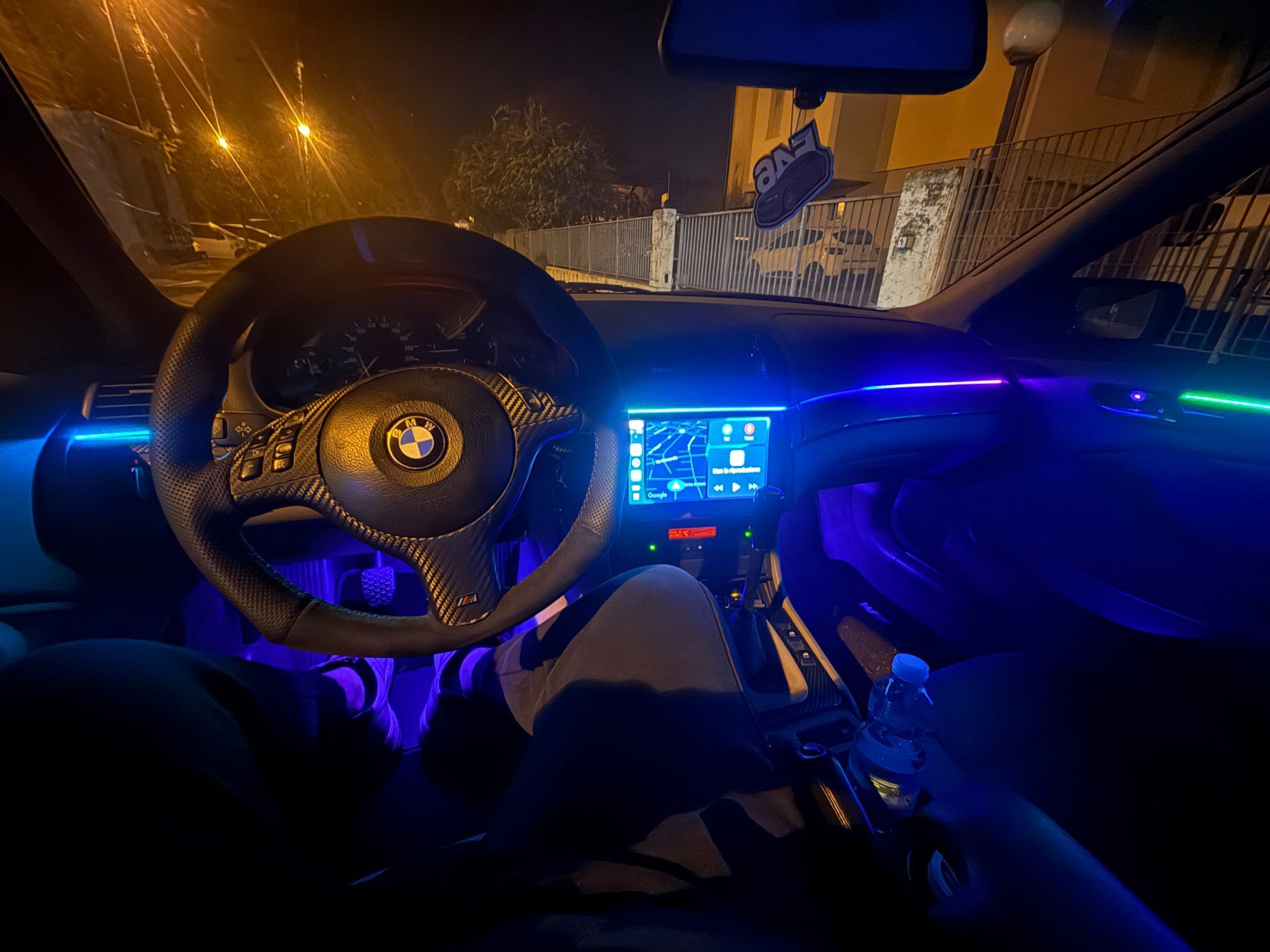 Kit iluminação interior Carro RGBic Luz Ambiente a cores com App NOVO