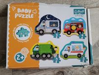 Puzzle 2+ trefl baby pojazdy auta