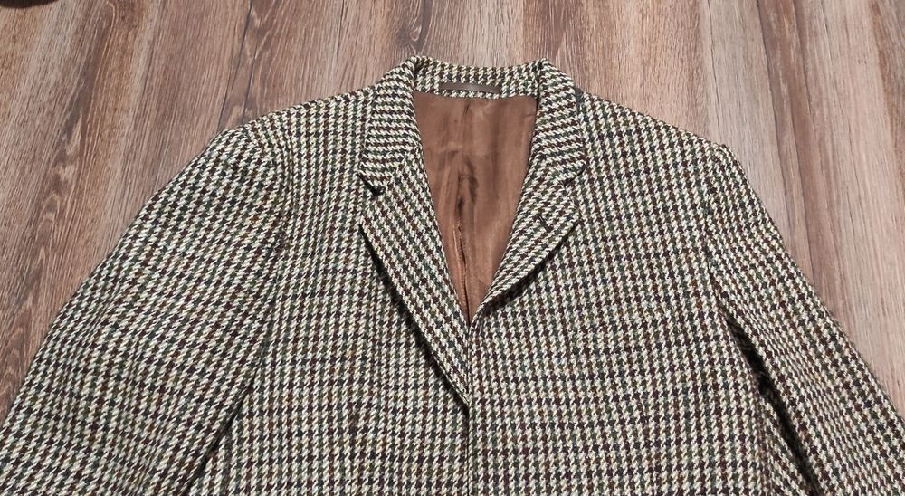 Harris Tweed wool blazer L