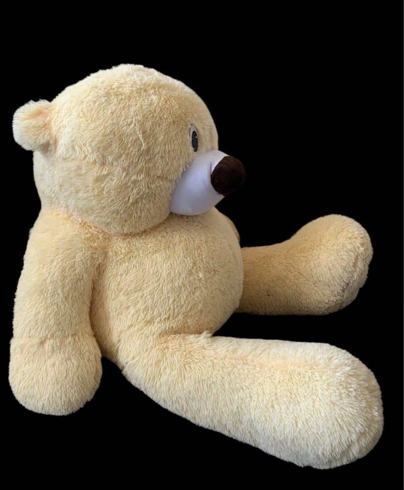 Плюшевий ведмедик велетень Вененя кремовий   М'яка іграшка Ведмедик-в