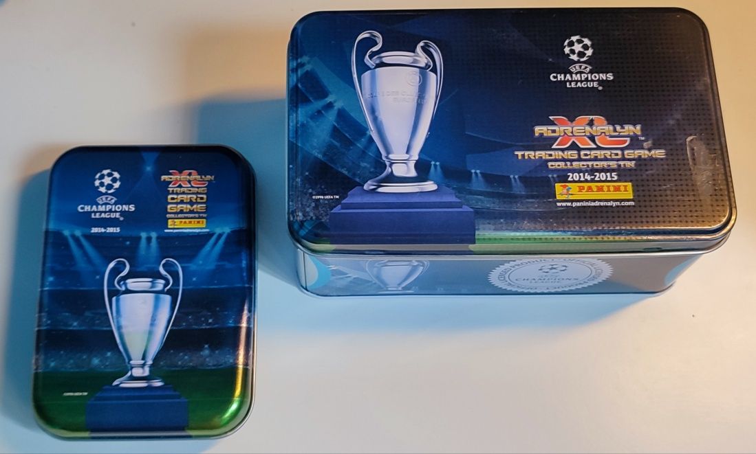 Puszki kolekcjonerskie z edycji UEFA Champions League 2014/2015