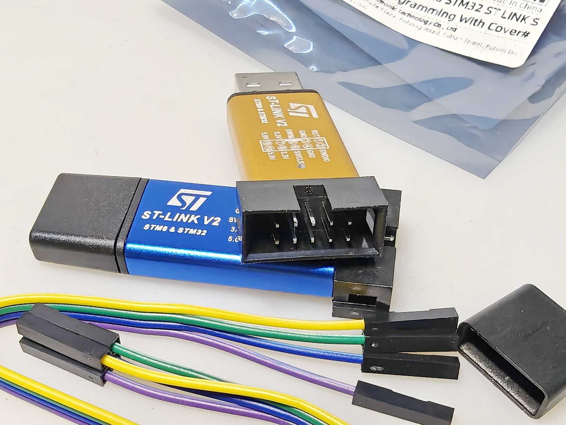 ST LINK V2 USB программатор отладчик для микроконтроллеров.