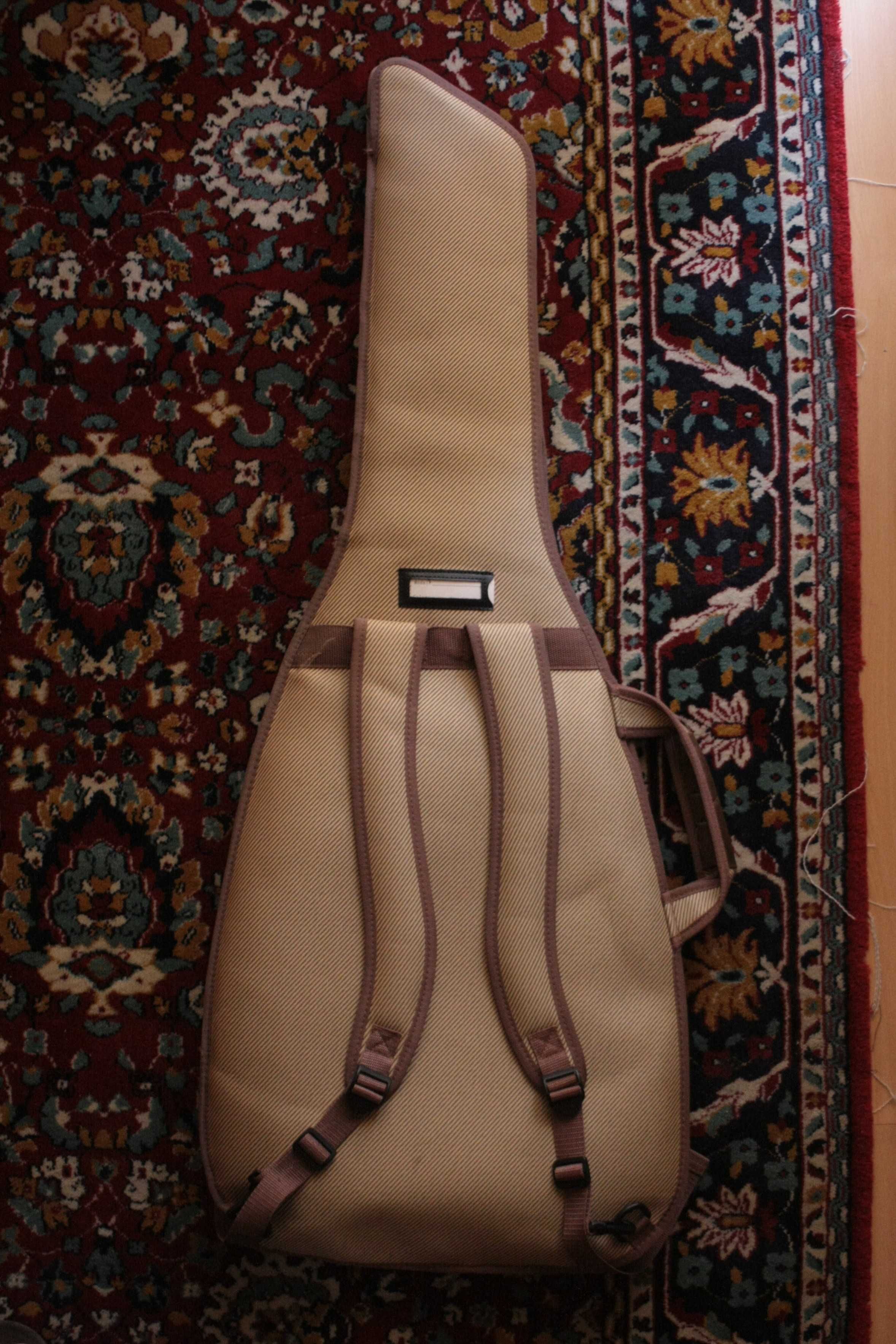 Saco da Fender para guitarra elétrica, em tecido tweed