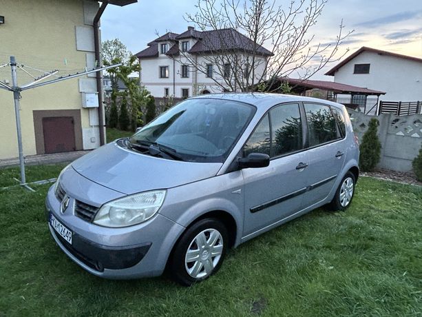 Renault Scenic II 1.6 16V 2005, nowe sprzęgło, hak.