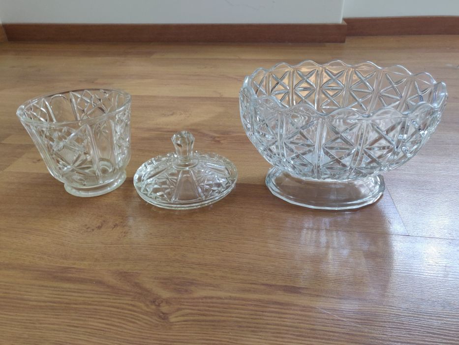 Taça e bomboneira