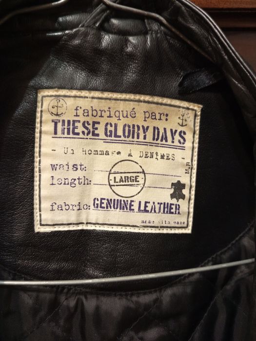 Kurtka skórzana męska