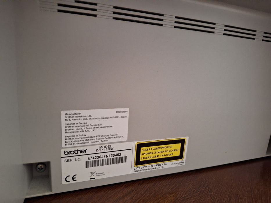 Impressora económica  BROTHER Laser Mono DCP-1610W (Com 1 toner imprim