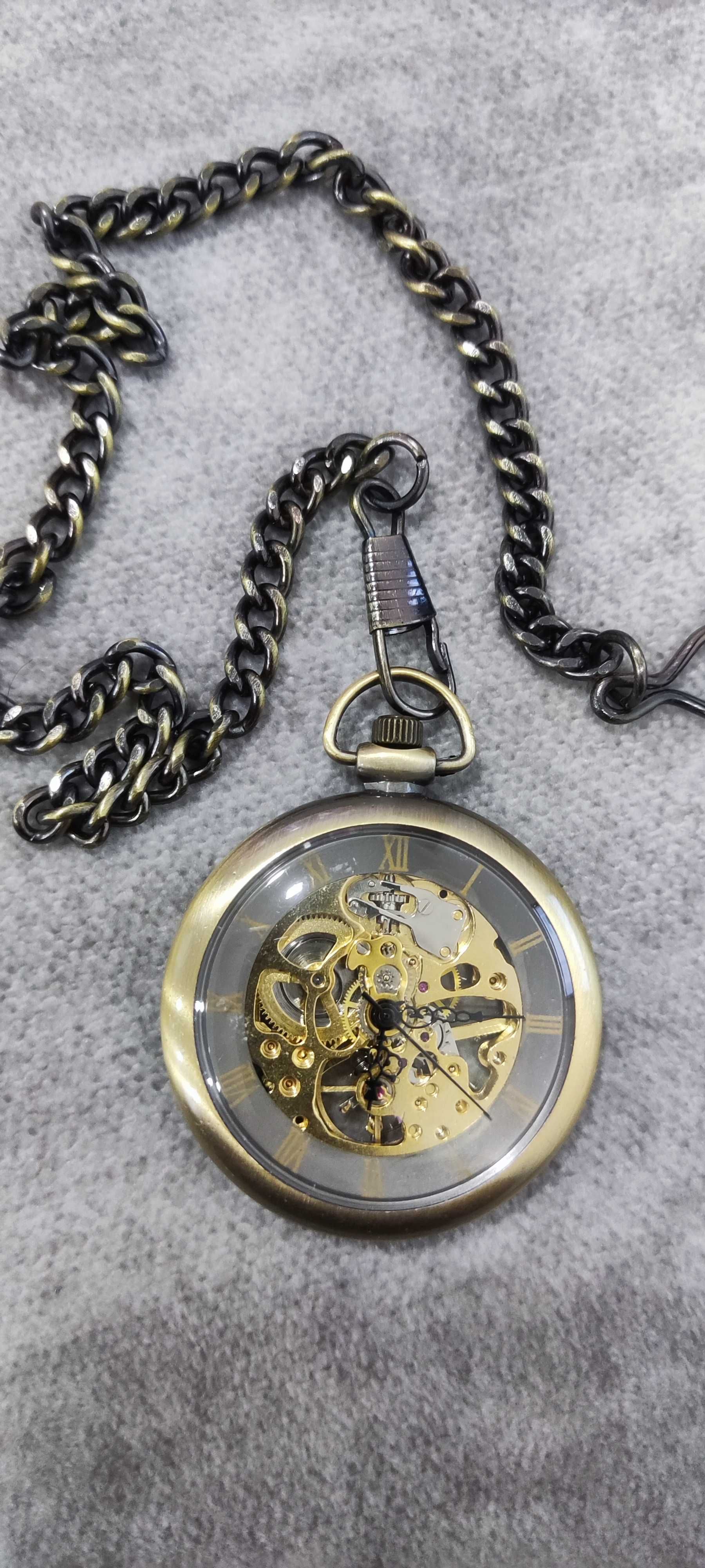 Relógio de Bolso Vintage Gorden Numeração Romana